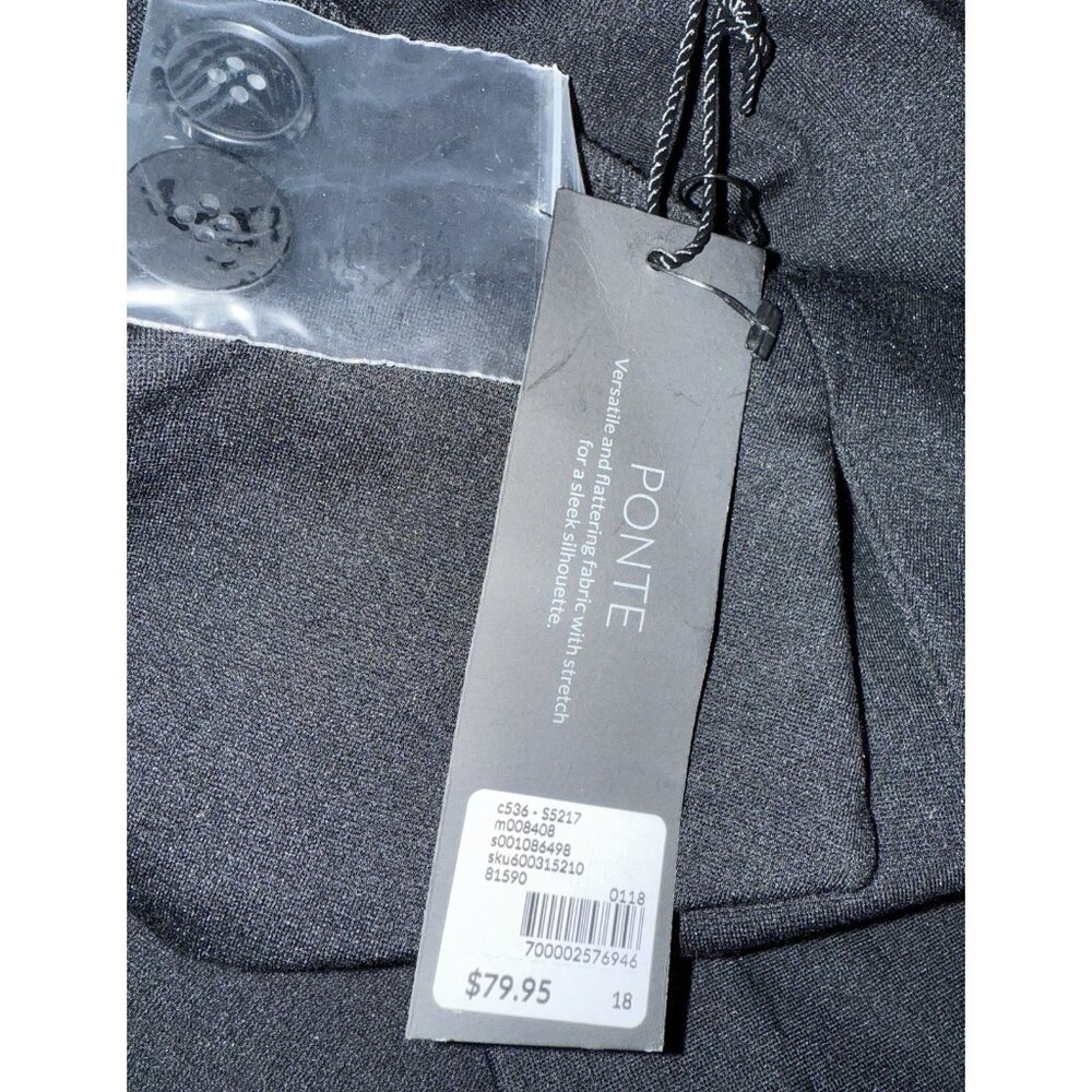 Lane Bryant Off The Shoulder Ponte Blazer Womens Plus Size 18 Chic Career Spring - Picture 4 of 7